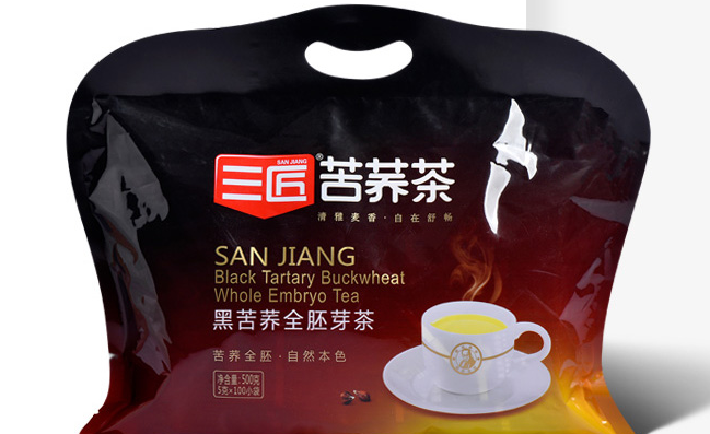 三匠苦蕎茶 三匠食品包裝設(shè)計欣賞(圖4)