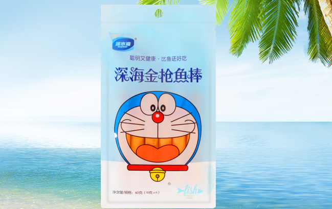 深水灣魚腸 DeepGulf深水灣食品包裝設計欣賞(圖3)