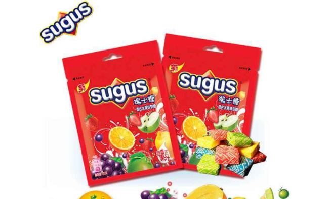 瑞士糖 Sugus瑞士糖食品包裝設(shè)計(jì)欣賞(圖2)