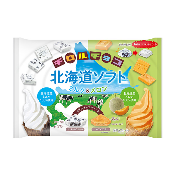 食品包裝設(shè)計欣賞蒂羅爾巧克力北海道軟牛奶哈密瓜蒂羅爾巧克力包裝設(shè)計欣賞(圖1)