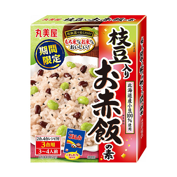 食品包裝設(shè)計(jì)欣賞限時加入毛豆的紅豆飯之素丸美屋食品工業(yè)包裝設(shè)計(jì)欣賞(圖1) 食品包裝設(shè)計(jì)欣賞限時加入毛豆的紅豆飯之素丸美屋食品工業(yè)包裝設(shè)計(jì)欣賞(圖1)