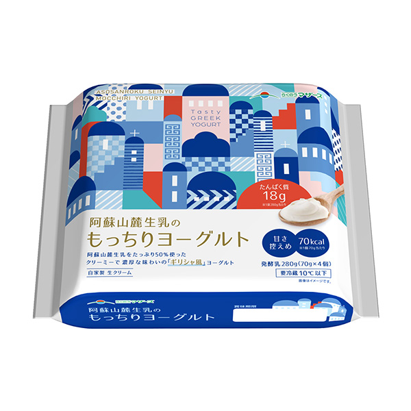 包裝設(shè)計(jì)公司推薦阿蘇山麓鮮奶濃酸奶包裝設(shè)計(jì)欣賞(圖1)