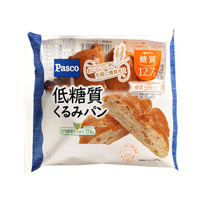 低糖核桃面包敷島制面包面包麥片類包裝設(shè)計(圖1)