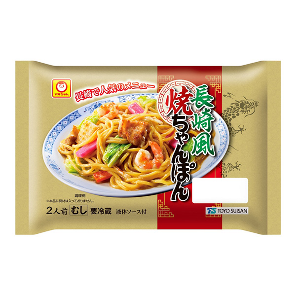 小丸長崎風(fēng)燒雜燴東洋水產(chǎn)面類包裝設(shè)計(jì)(圖1)