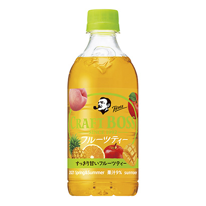 牛皮大王水果茶三得利食品國際果實(shí)清涼飲料包裝設(shè)計(jì)(圖1)