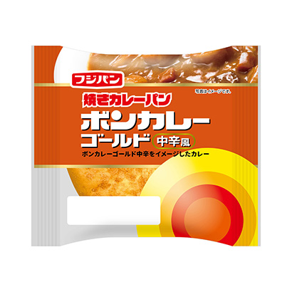 烤咖喱面包咖喱金中辛風(fēng)富士面包面包麥片類(lèi)包裝設(shè)計(jì)(圖1)