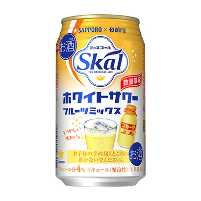 札幌愛之呼叫白酸奶水果混合札幌啤酒酒類包裝設(shè)計(jì)(圖1)