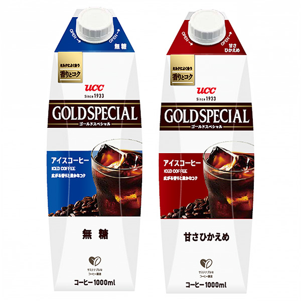  UCC黃金特別冰咖啡無糖包裝設(shè)計欣賞(圖1)