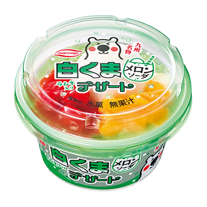 白熊甜點(diǎn)哈密瓜蘇打丸永制菓冰點(diǎn)心包裝設(shè)計(jì)(圖1)