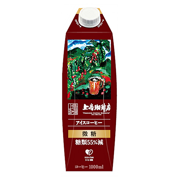 上島咖啡店冰咖啡微糖包裝設(shè)計(jì)欣賞(圖1)