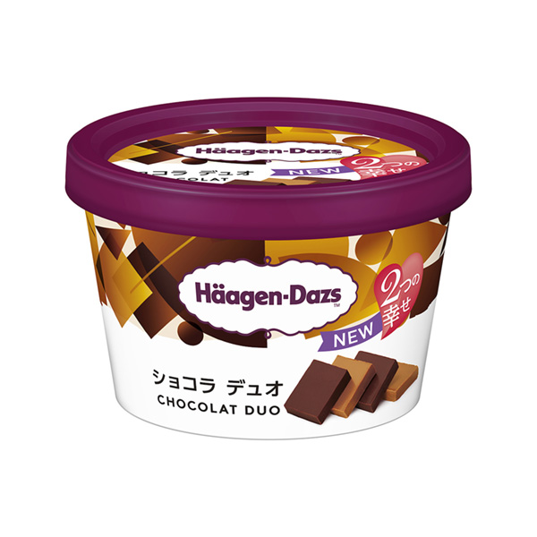 哈根達斯迷你杯巧克力二重唱哈根達斯包裝設(shè)計(圖1)