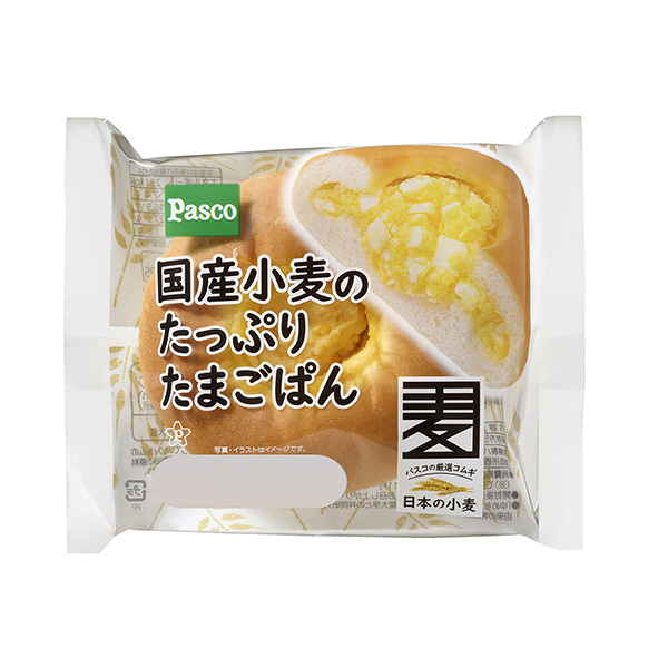 國產(chǎn)小麥飽滿的雞蛋面包敷島制面包面包麥片類包裝設(shè)計(jì)(圖1)