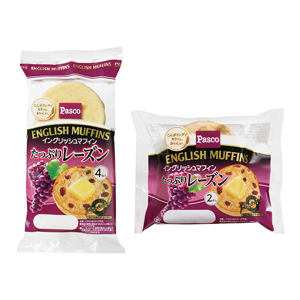 英式松餅足量葡萄干敷島制面包食品飲料包裝設(shè)計(圖1)