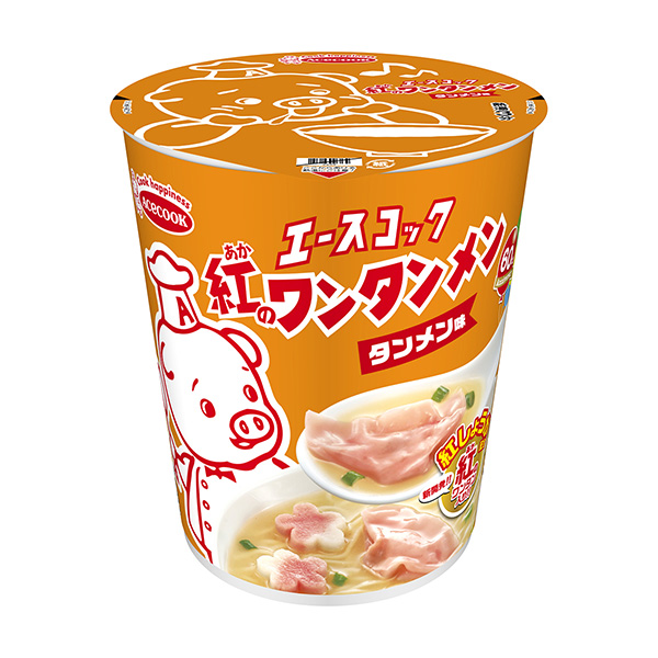 紅色的餛飩拉面味王牌廚師食品飲料包裝設(shè)計(jì)(圖1)