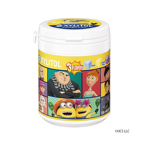 包裝設(shè)計(jì)欣賞木糖醇口香糖＜ ENJOY CUBE膠瓶＞ (樂(lè)天) (圖1)