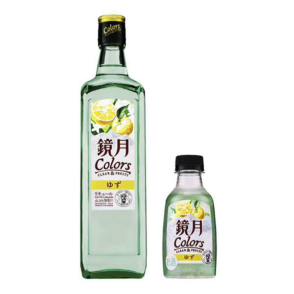 包裝設(shè)計(jì)欣賞鏡月Colors ＜柚子＞ (三得利) (圖1)