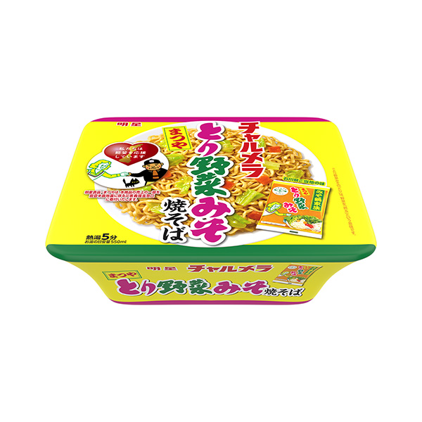 包裝設(shè)計欣賞明星焦糖杯＜鮮菜蕎麥面＞ (明星食品) (圖1)